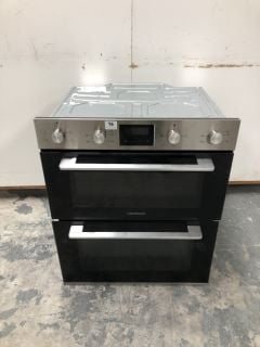 KENWOOD KBUDOX21 ELECTRIC BUILT-UNDER DOUBLE OVEN - BLACK & STAINLESS STEEL RRP: £319 (EX DISPLAY)