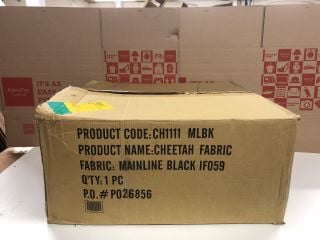 CHEETAH FABRIC GAMING CHAIR