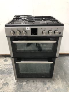 KENWOOD KDG606S22 60 CM GAS COOKER - SILVER RRP: £449 (EX DISPLAY)