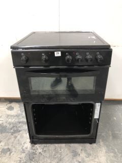 LOGIK LFTC60B22 FREESTANDING TWIN CAVITY ELECTRIC OVEN & HOB (EX DISPLAY)