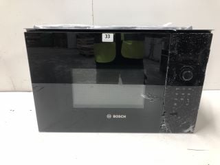 BOSCH SERIES 4 BFL523MB0B BUILT-IN SOLO MICROWAVE - BLACK RRP: £389 (EX DISPLAY)