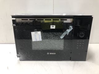 BOSCH SERIES 4 BFL523MB0B BUILT-IN SOLO MICROWAVE - BLACK RRP: £389 (EX DISPLAY)