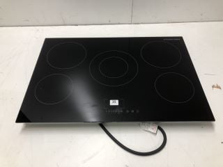 RUSSELL HOBBS RH77EH6011 77 CM ELECTRIC CERAMIC HOB - BLACK RRP: £299 (EX DISPLAY)