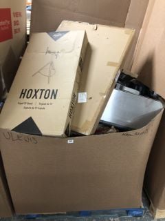 QTY OF ITEMS INC HOXTON TRIPOD TV STAND