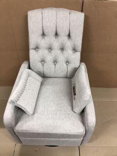 GREY RECLINER L63XW90XH95 CM