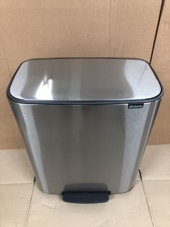 BRABANTIA SILVER PEDAL BIN