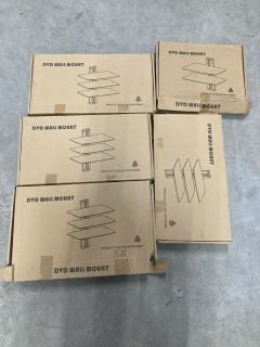 5 X DVD WALL MOUNT