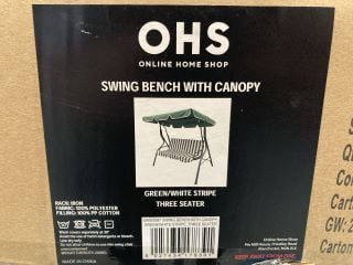 OHS SWING BENCH WITH CANOPY