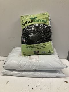 3 X BAGS OF ITEMS INC SYLVA GROW MULTI PURPOSE COMPOST