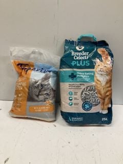 2 X BAGS OF CAT LITTER INC BREEDER CELECT