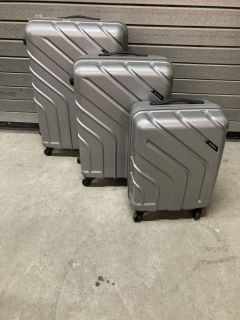 SET OF 3 HARDSHELL SUITCASES