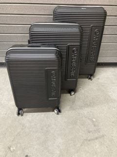 SET OF 3 SUPERDRY HARDSHELL SUITCASES