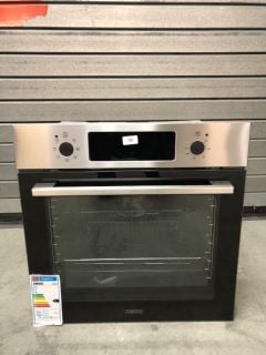 ZANUSSI INTEGRATED SINGLE OVEN MODEL: ZOHCX3X2 (EX DISPLAY) RRP: £359