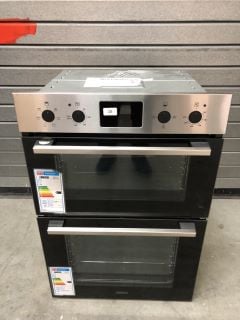 ZANUSSI INTEGRATED DOUBLE OVEN MODEL: KHNL 3X1 (EX DISPLAY) RRP: £509