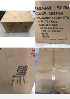 LEXI DINING CHAIRS (4 IN BOX)