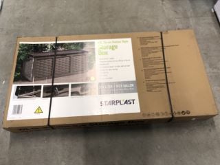 STARPLAST XXL SIT ON RATTAN STYLE STORAGE BOX