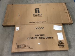 2 X ITEMS INC ABODE ELECTRIC CLOTHES HORSE DRYER