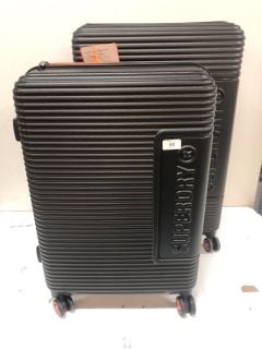 2 X SUPERDRY SUITCASES