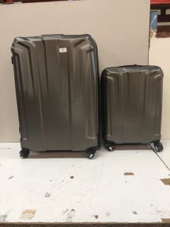 2 X HARDSHELL SUITCASES