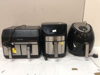 3 X KITCHEN ITEMS INC GOURMIA FRYERS