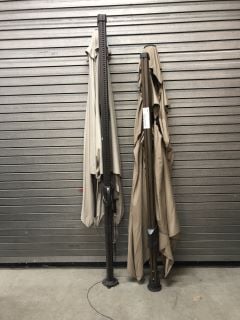 2 X LARGE UMBRELLAS