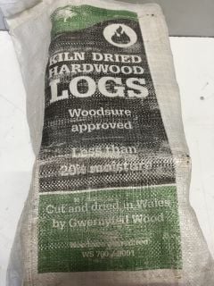 LARGE BAG OF KILN DRIED HARDWOOD LOGS