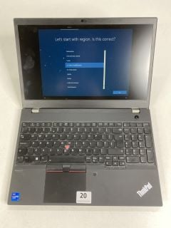 LENOVO THINKPAD P15S GEN 2 512GB LAPTOP IN BLACK. (UNIT ONLY). INTEL CORE I7-1185G7, 16GB RAM,   [JPTN41440]