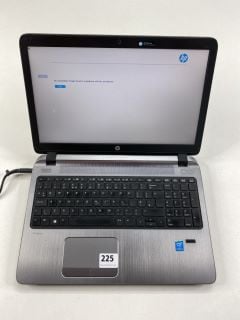 HP PROBOOK 450 G2 LAPTOP IN BLACK. (UNIT  ONLY) (HARD DRIVE REMOVED).   [JPTN41585]