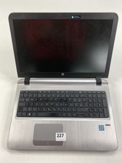 HP PROBOOK 450 G3 LAPTOP IN BLACK. (UNIT  ONLY) (HARD DRIVE REMOVED TO BE SOLD AS SALVAGE,SPEAR PARTS).   [JPTN41588]