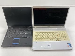 2 X ITEMS TO INCLUDE COMPAQ LAPTOP SERIES PP2040.  [JPTN41603, JPTN41607]