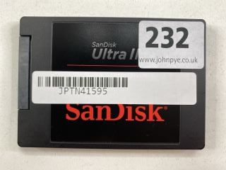 SANDISK 480GB SOLID STATE DRIVE IN BLACK. (UNIT ONLY) [JPTN41595]