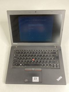 LENOVO THINKPAD T450 UNIT ONLY 128GB LAPTOP IN BLACK. (NO BOX, NO CHARGER). INTEL CORE I5-5300U, 16GB RAM, 14.0" SCREEN  [JPTN41539]