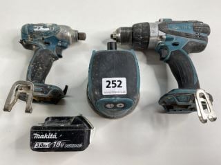 3 X MAKITA TOOLS TO INC COMPACT DRILL 18V (MPSS03130118)