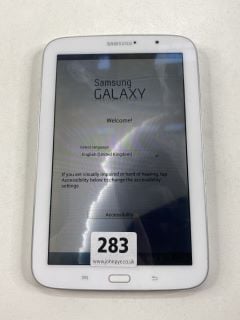 SAMSUNG GALAXY GTN5110  TABLET WITH WIFI. (UNIT ONLY) (SCREEN FAULT SALVAGE PARTS ONLY)  [JPTN41293]