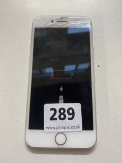 APPLE IPHONE 8 64GB SMARTPHONE IN SILVER: MODEL NO A1905 (UNIT ONLY) (DAMAGED SCREEN)  [JPTN41330]