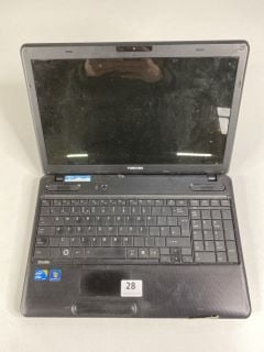 TOSHIBA SATELLITE C660-21Z LAPTOP IN BLACK. (NO BOX) (SALVAGE PARTS ONLY).   [JPTN41533]