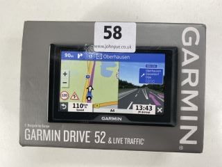 GARMIN DRIVE 52 SAT NAV IN BLACK. (WITH BOX NO CHARGE CABLE)  [JPTN41433]