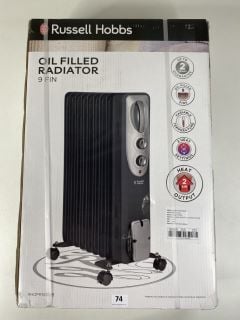 RUSSELL HOBBS OIL FILLED RAIDIATOR 9 FIN (SEALED)