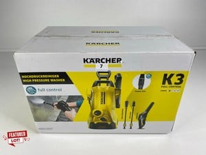 KARCHER K3 HIGH PRESSURE WASHER (SEALED)RRP£150.00