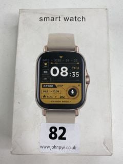 H13 SMARTWATCH IN GOLD. (WITH BOX & CHARGE CABLE)  [JPTN41584]