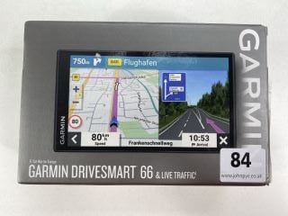 GARMIN DRIVESMART 66 & LIVE TRAFFIC SAT NAV. (WITH BOX NO CHARGE CABLE)  [JPTN41557]