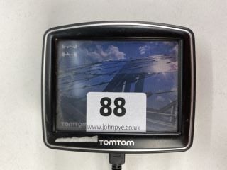 TOMTOM ONE SAT NAV IN BLACK/SILVER: MODEL NO N14644 (UNIT ONLY WITH CHARGE CABLE)  [JPTN41567]