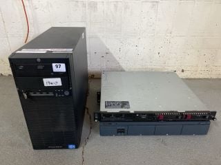 3 X ITEMS TO INCLUDE HP SERVER PROLIANT ML110 G7.  [JPTN41573, JPTN41580, JPTN41568]