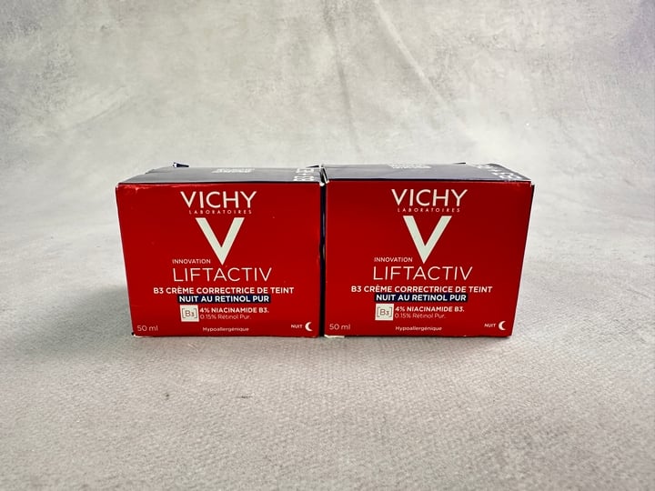 Vichy Liftactiv B3 Tone Correcting Cream 50ml 2x Units (MPSS3319753) (VAT ONLY PAYABLE ON BUYERS PREMIUM)