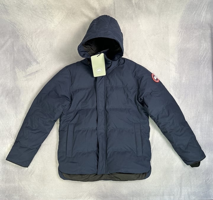 Canada Goose MacMillan Parka 3804M Navy - Size L (MPSS02726971) (VAT ONLY PAYABLE ON BUYERS PREMIUM)