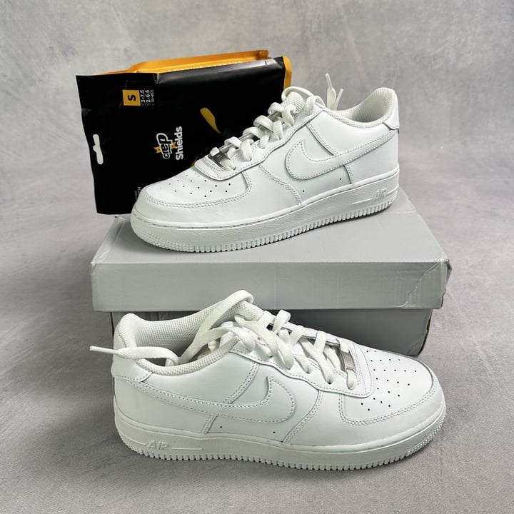 Nike Air Force 1 LE (GS) With Box DH2920-111 - Size UK 6 And Crep Protect Shields (Sealed)  (X748659) (VAT ONLY PAYABLE ON BUYERS PREMIUM)