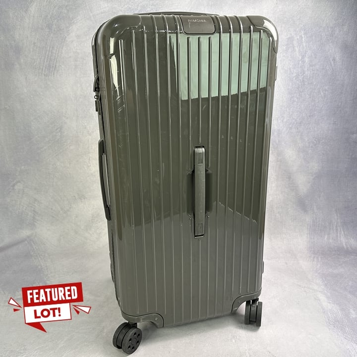 Rimowa Essential Trunk Plus In Gloss Slate Grey - 31.5 x 14.6 x 16.1 inch(Approx)  (MPSZ13524550) (VAT ONLY PAYABLE ON BUYERS PREMIUM)