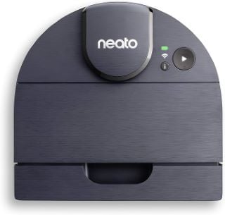 NEETO D8 INTELLIGENT ROBOT VACUUM (ORIGINAL RRP - £399) IN BLACK: MODEL NO 945-0469 (BOXED WITH MANUFACTURE ACCESSORIES, MINOR COSMETIC WEAR) [JPTB4487]. THIS PRODUCT IS FULLY FUNCTIONAL AND IS PART