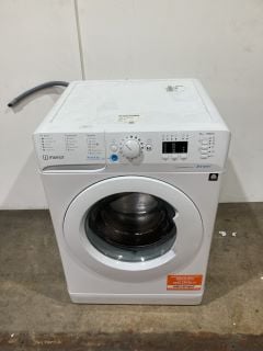 1 X INDESIT WHITE WASHING MACHINE MODEL: (IND-BWA81485XWUKN)