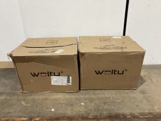 4 X BURGUNDY BAR STOOLS 2 BOXES